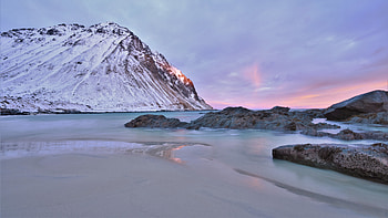 First Sunrise At Lofoten , sunrise, nature HD wallpaper