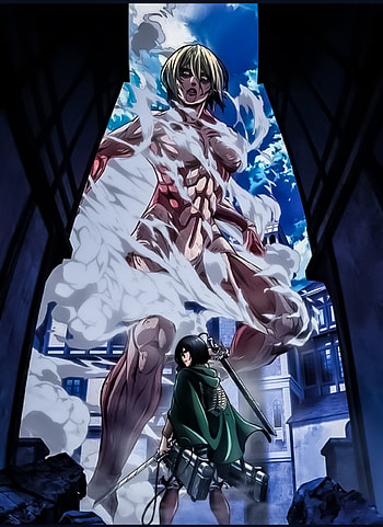 Mikasa annie, art, glass HD phone wallpaper