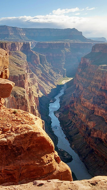 Nature's masterpiece, Majestic canyon, Vast depths, Awe-inspiring landscape HD phone wallpaper
