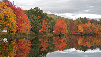 New Hampshire, Travels, Autumn beauty, Vibrant colors HD wallpaper