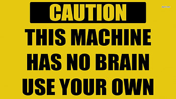 Caution, words, black, yellow HD wallpaper