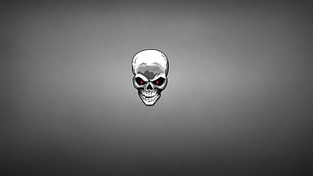Skull Art 2, minimalism, skull, digital-art, artist, art HD wallpaper