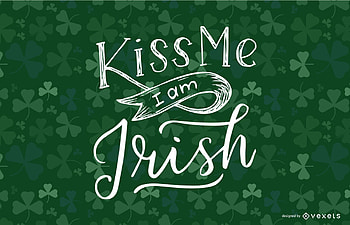 :), vexels, card, st patrick, green, white HD wallpaper