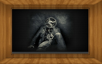 GEARMAN, technology, black HD wallpaper
