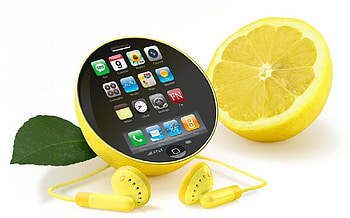 Lemon iPad, heads, lemon, yellow, green, leaf, funny, ipad HD wallpaper