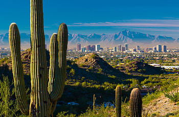 Phoenix Skyline, Design in the desert, Architectural exploration, Desert city beauty HD wallpaper