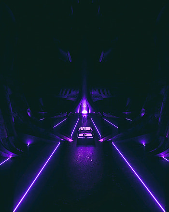 Art, Dark, Silhouette, Car, Neon HD phone wallpaper