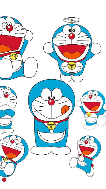 Cute Doraemon, Actions, cartoon, doraemon HD phone wallpaper
