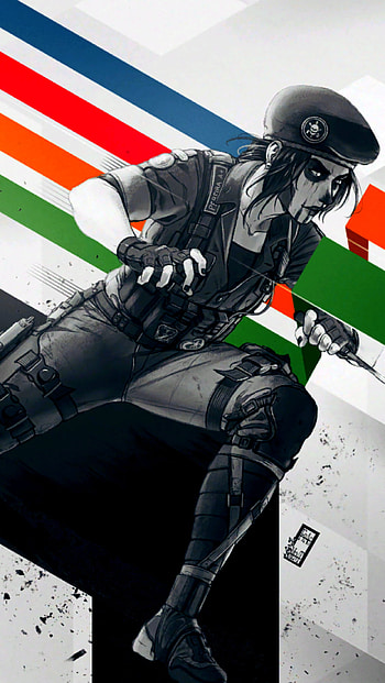 R6 Caveira, Art, Six, Rainbow, 2022, Siege HD phone wallpaper