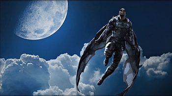 The Falcon In Flight, falcon, superheroes, artist, artwork, digital-art, deviantart HD wallpaper