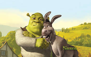 Shrek and Donkey, Shrek HD wallpaper