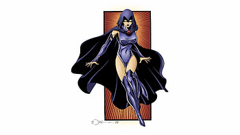Raven, comic, hero, DC HD wallpaper