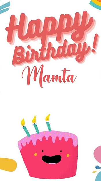 M Name, Mamta, Happy Birtay HD phone wallpaper