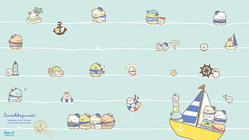 Sumikkogurashi Marine Series HD wallpaper