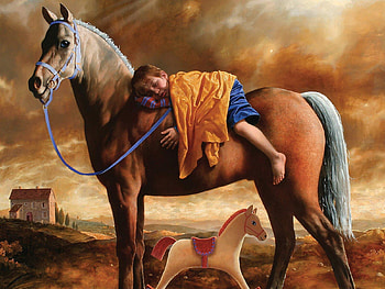 My loved horses, animal, toy, horse, child HD wallpaper
