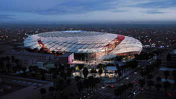 Intuit Dome, a multipurpose venue in Inglewood - California, Los Angeles, Stadium, Modern Architecture HD wallpaper
