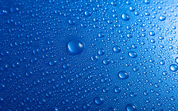 Water Blue Wet Drops Macro Condensation HD wallpaper