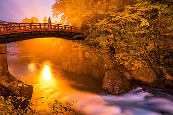 River Flowing Bridge , bridge, river, nature, graphy HD wallpaper