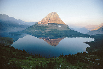 Nature, Mountain, Vertex, Top, Lake, Reflection HD wallpaper
