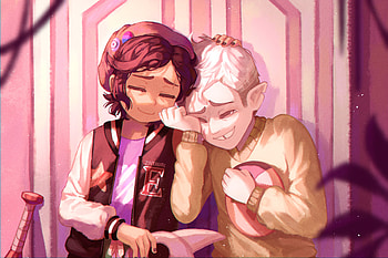 Hunter & Luz: Heartfelt Moments from The Owl House –, Hunter (The Owl House), Luz Noceda, TV Show, The Owl House HD wallpaper