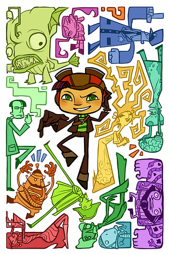 Psychonauts, Video game art, Creative inspiration, Artistic vision HD phone wallpaper