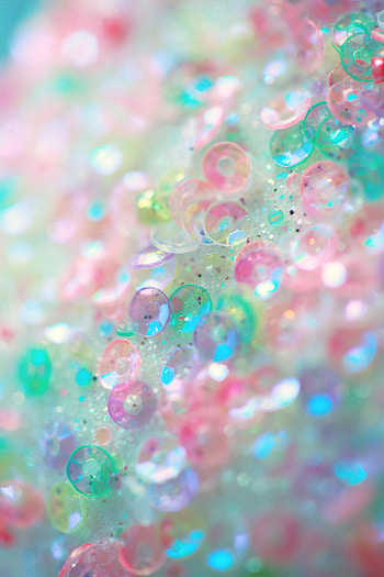 Macro, Multicolored, Motley, Tinsel, Sequins HD phone wallpaper