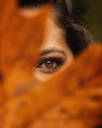 Miscellanea, Miscellaneous, Brown, Sight, Opinion, Girl, Eye HD phone wallpaper