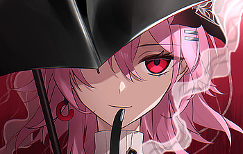 Evernight — Pink-Haired Crimson Gaze (Honkai: Star Rail ), video game, Honkai: Star Rail, Evernight (Honkai: Star Rail), pink hair, red eyes HD wallpaper