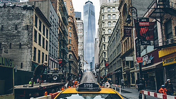 City street , New York Cityscape, One World Trade Center, Urban infrastructure HD wallpaper
