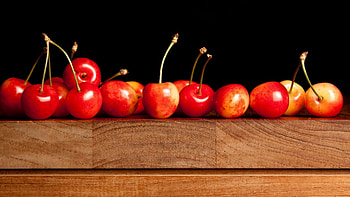 Cherry delight, Beautifully juicy cherries, Tempting cherry visuals, perfection HD wallpaper