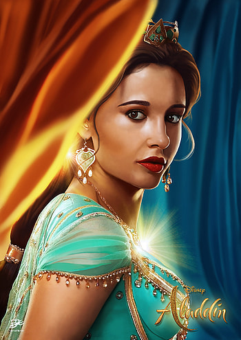 Naomi Scott, Artstation HD phone wallpaper