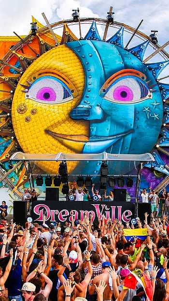 Tomorrowland magic, Electronic dance paradise, Epic stages, Unforgettable sets HD phone wallpaper