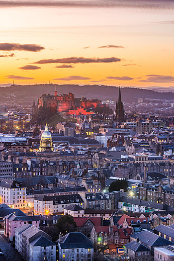 Edinburgh Scotland, Beautiful city, RCityPorn, Captivating views HD phone wallpaper