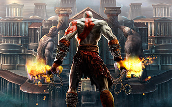 God of War memes, Internet humor, Kratos's popularity, Gaming culture HD wallpaper