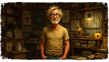 Whimsical Dad: A Ultra, dad, portrait, Artist, studio HD wallpaper