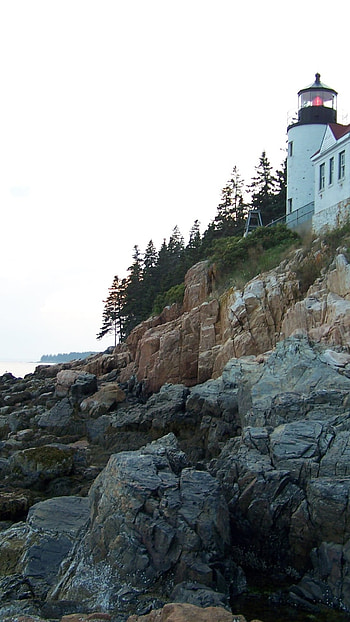 Maine lighthouse, Stock , scenery, Maine HD phone wallpaper