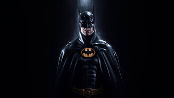 Michael Keaton Batman, michael-keaton, batman, superheroes, artwork, art, digital-art, dark HD wallpaper