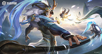 Fantasy man, blue, cindy feng, fantasy, man, yellow HD wallpaper