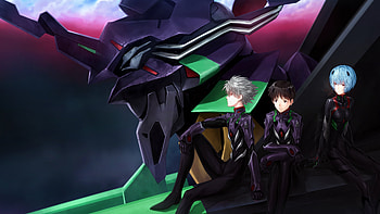 Neon Genesis Evangelion, Kaworu Nagisa, Anime, Evangelion: 3 0 You Can (Not) Redo, Rei Ayanami, Shinji Ikari, Evangelion HD wallpaper