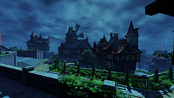 Genshin Impact — Moonlit Cityscape, video game, Genshin Impact HD wallpaper