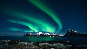 Aurora Borealis, Iceland HD wallpaper