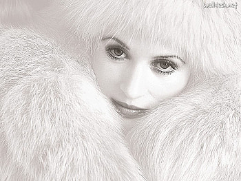 Woman-in-White, eyes, face, white, models HD wallpaper