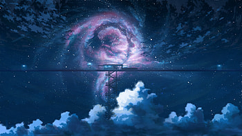 Reflected Clouds and Stars, cloud, space, landscape, sky HD wallpaper