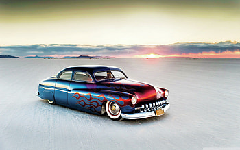 Classic Car Somewhere In Desert, classic-cars, cars, desert HD wallpaper