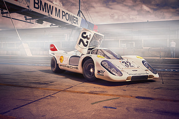 Porsche 917K, porsche-917k, porsche, racing-cars, cars, behance HD wallpaper