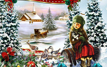 winter child, winter, snow, child, nice HD wallpaper