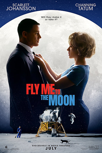 Fly Me to the Moon 2024, movie, Scarlett Johansson HD phone wallpaper