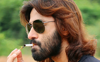 Rajkumar patra, men wear sunglasses, style, beard look actor, smoking style, handsome men, fashion, indian model, indian actor HD wallpaper