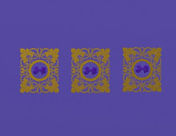 gold design with bows, purple, design, glitter, bows, gold HD wallpaper