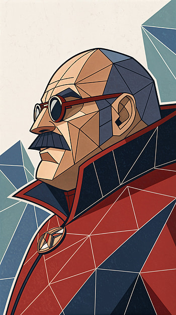 Dr. Robotnik: Dynamic for Fans, character design, Villain, digital illustration HD phone wallpaper